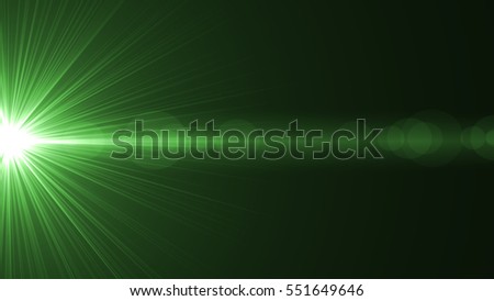 abstract lens flare light over black background