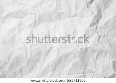 White crumpled paper floor background. texture wrinkled wall; pastels book cover paint top view; Gray grunge surface empty parchment sheet. Dirty art poster above folds angle craft focus light scene.