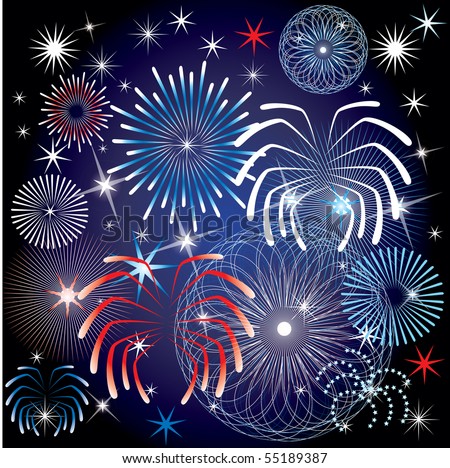 Vector Illustration for the 4th of July Independence Day Background.