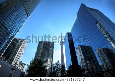 Buildings in Toronto city, Canada