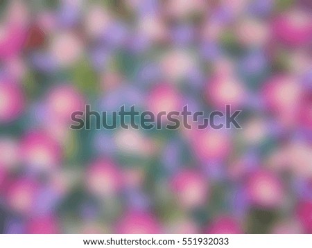 Colorful abstract blurred background for creative Valentine card,
