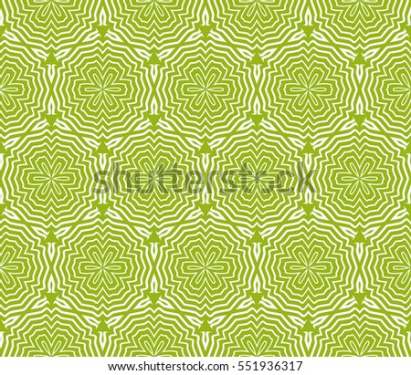 flower pattern. Seamless. Arabesque. vector illustration. green color. for invitation wedding, valentine's, background, wallpaper