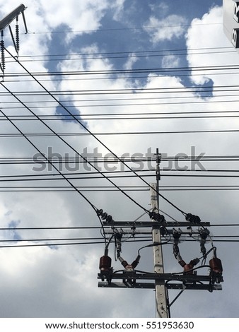 high voltage line