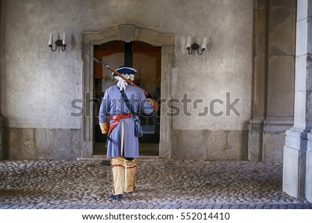 Renaissance Musketeer Royalty-Free Stock Photo #552014410