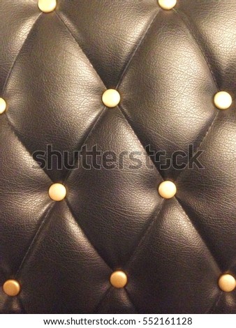 picture of black genuine leather