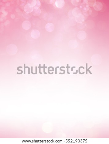 Pink bokeh blurred glowing light background