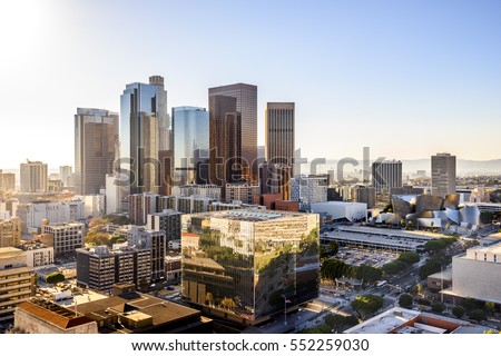 Downtown Cityscape Los Angeles, California, USA  Royalty-Free Stock Photo #552259030