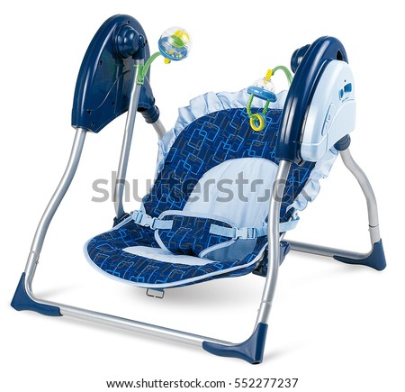 ROCKING BABY CHAIR BOUNCER SEAT NEWBORN INFANT CHILDHOOD family newborn swing transportation sleep seat  Royalty-Free Stock Photo #552277237