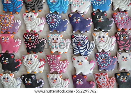 Gingerbread cookies  for kids birthday party , animal shaped