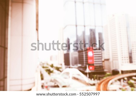 Picture blurred  for background abstract and can be illustration to article of building city