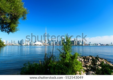 Beautiful Toronto skyline. Ontario, Toronto, Canada