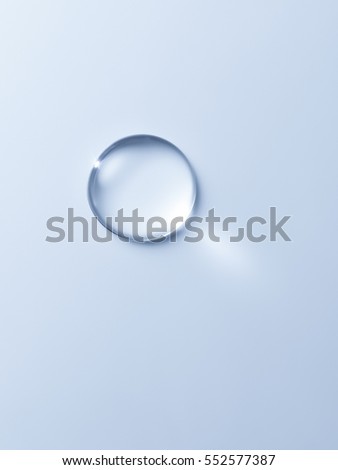 Light of a drop of water Royalty-Free Stock Photo #552577387