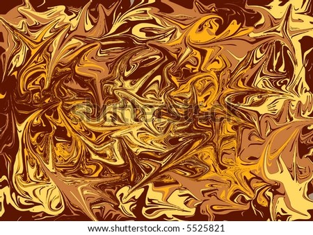 Autumn colors marbled paint background pattern