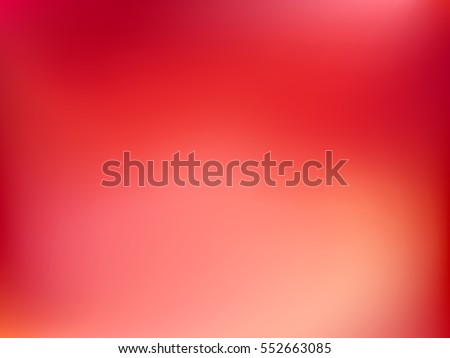 Abstract blur gradient horizontal background with trend pastel red, orange, yellow and maroon colors for deign concepts, wallpapers, web, presentations and prints. Vector illustration.