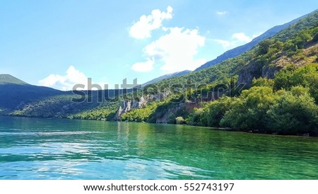 Lake Ohrid scenery