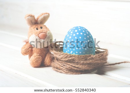 Rabbit (bunny) and Easter Egg