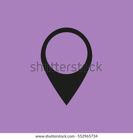 Map pointer - vector icon. navigation