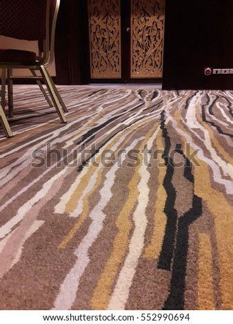 carpet texture in the seminar room.