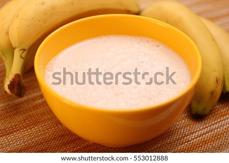banana cream soup