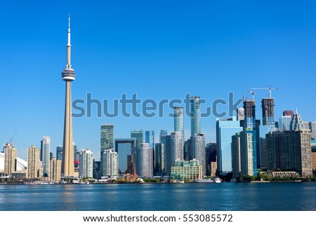 Beautiful Toronto skyline. Ontario, Canada