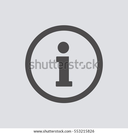 Information  sign icon,vector. Flat design. Royalty-Free Stock Photo #553215826