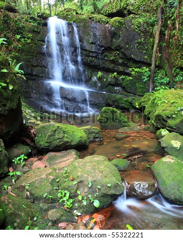 Beautiful waterfall at phu soi dao national park , Thailand