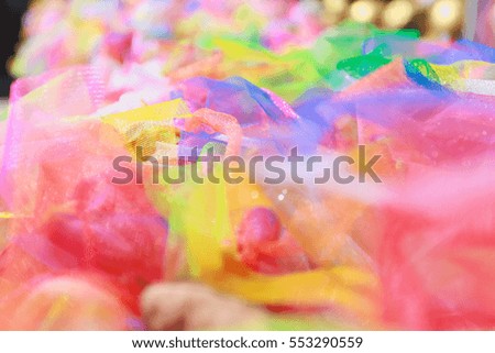 Soft fabric colorful 
