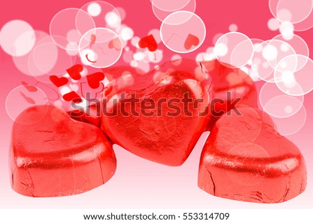 valentine day with ornament decoration background
