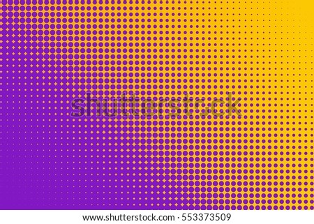 Abstract creative concept vector comic pop art style blank, layout template with clouds beams and isolated dots pattern on background. For sale banner, empty bubble, illustration halftone book design.