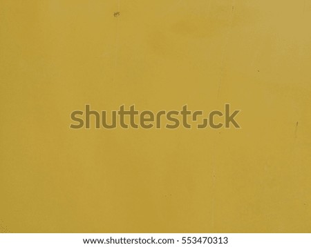 Yellow metal plate texture background