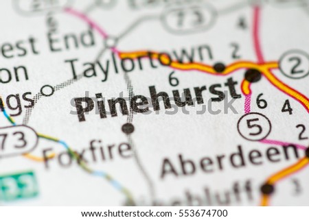 Pinehurst. North Carolina. USA Royalty-Free Stock Photo #553674700