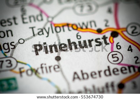 Pinehurst. North Carolina. USA Royalty-Free Stock Photo #553674730