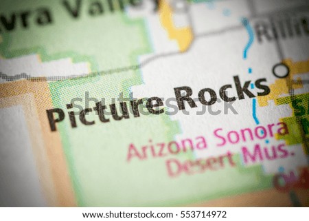 Picture rocks. Arizona. USA