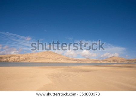 Landscape of Fuerteventura, Canary Islands
