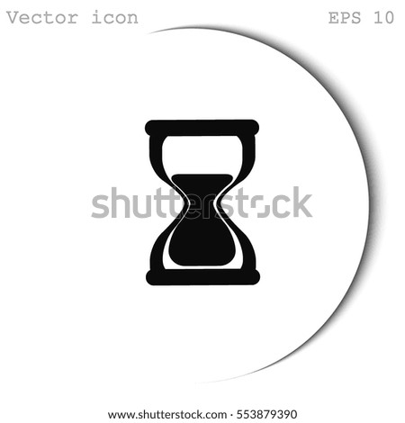 Hourglass vector icon