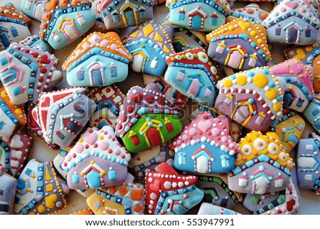 Cottages cartoon , Cakes for kids