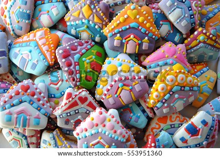 Cute cottages , cookie toys for kids