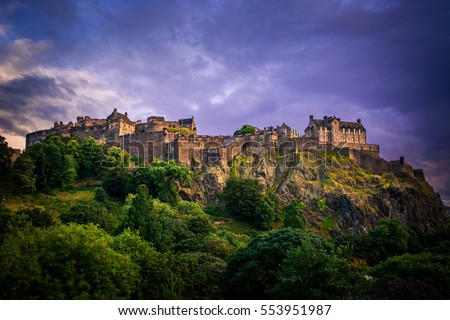 Edinburgh Castle,Scotland Royalty-Free Stock Photo #553951987
