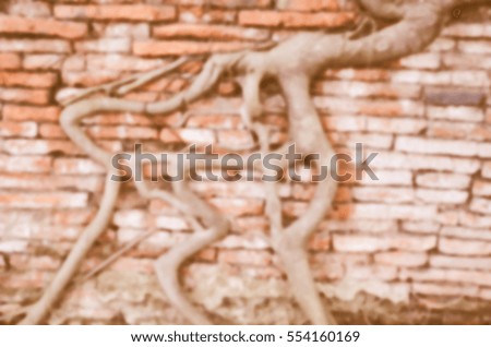 Blurred abstract background and can be illustration to article of Temples, castles, royal, ancient Ayutthaya, Thailand.