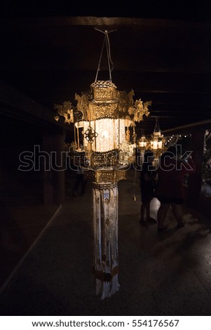 Lanna lantern, in northern thai style of lantern, Thailand lantern, Thai lantern