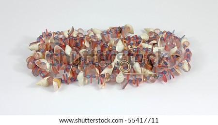 Looking Down Shells Beads