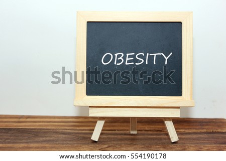 blackboard writing obesity
