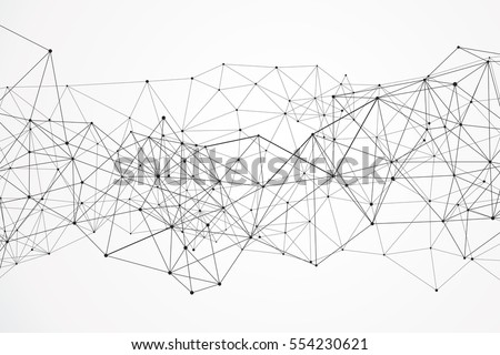 Internet connection, abstract sense of science and technology graphic design. Royalty-Free Stock Photo #554230621