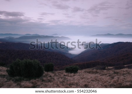 beautiful landscape in the mountains