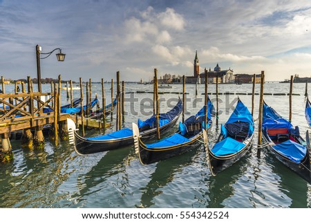 Which Gondola would you like? Venice.
