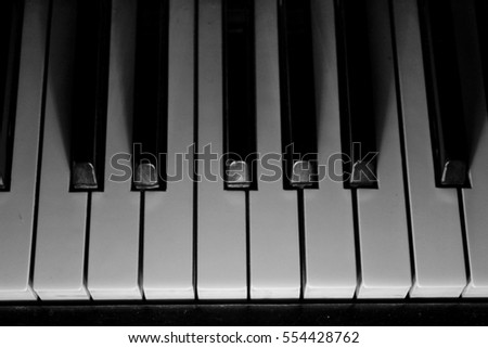 Piano. Classical instrument. 