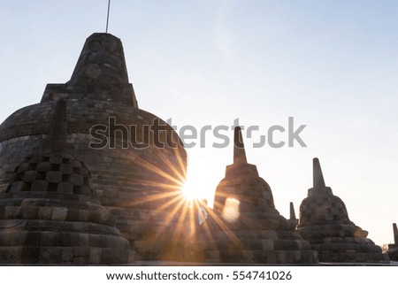 Sunrise at Borobudur, Indonesia