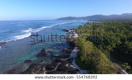 Samoa Coastline Royalty-Free Stock Photo #554768392