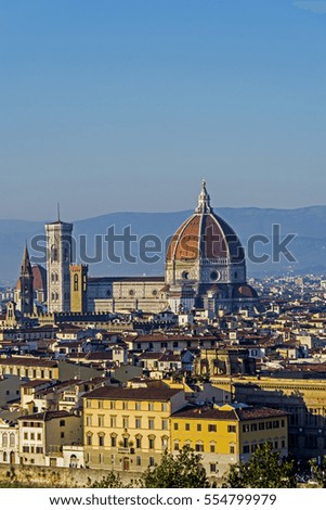 Florence Duomo and city skyline, Florence, Italy