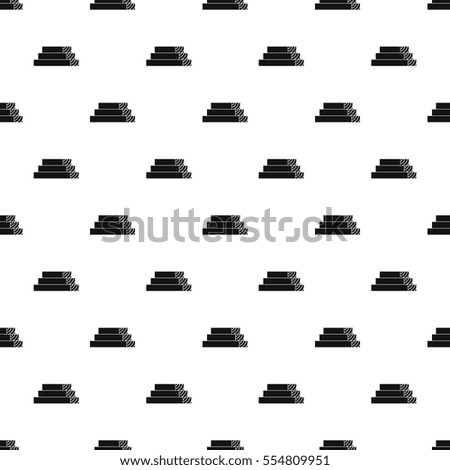 Wooden planks pattern. Simple illustration of wooden planks vector pattern for web
